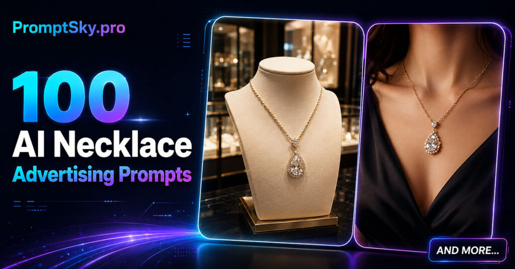100 AI Necklace Advertising Prompts