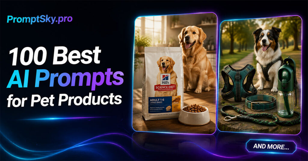 100 Best AI Prompts for Pet Products