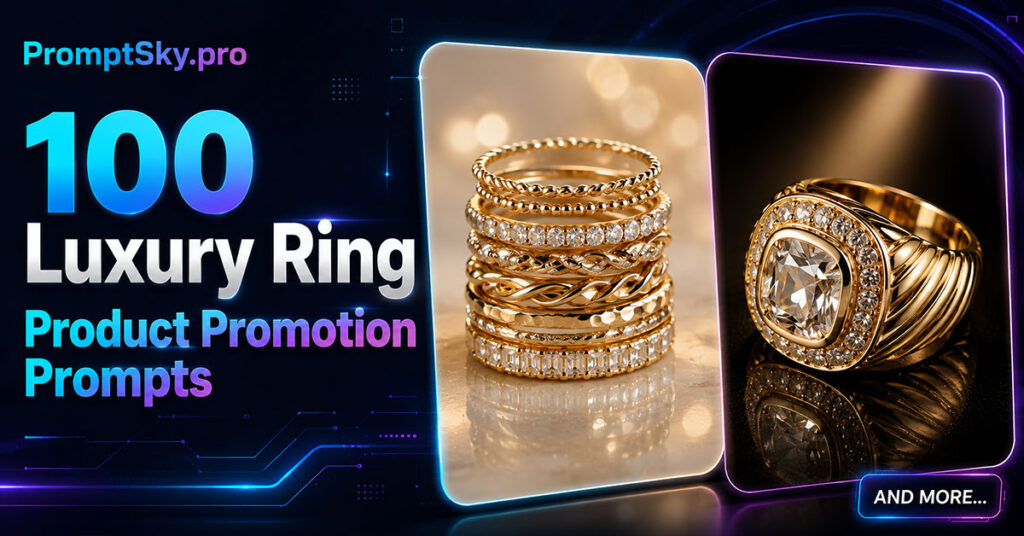 100 Luxury Ring Product Promotion Prompts