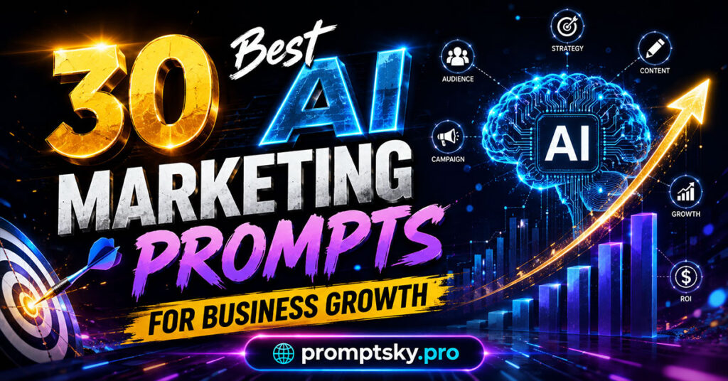 30 Best AI Marketing Prompts for Business Growth