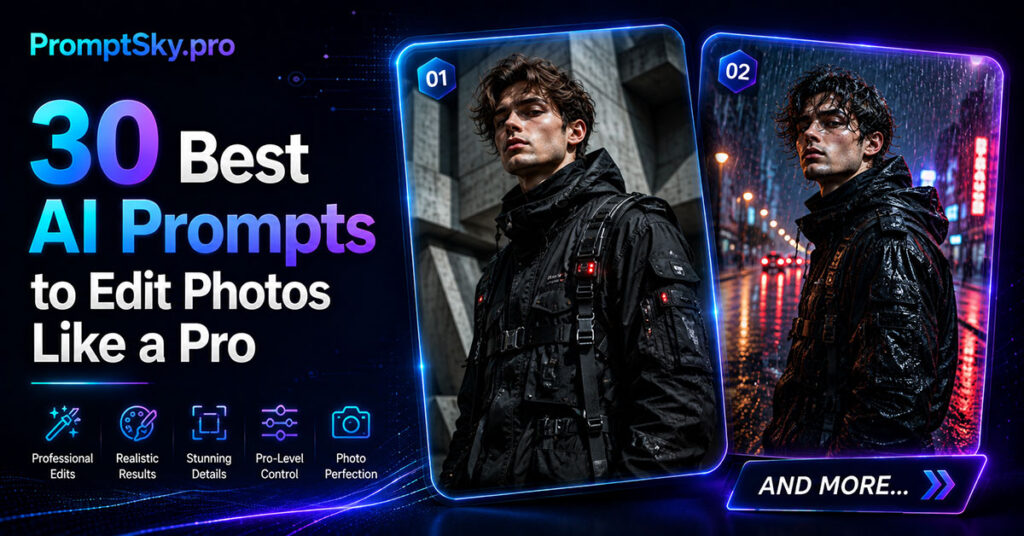 30 Best AI Prompts to Edit Photos Like a Pro