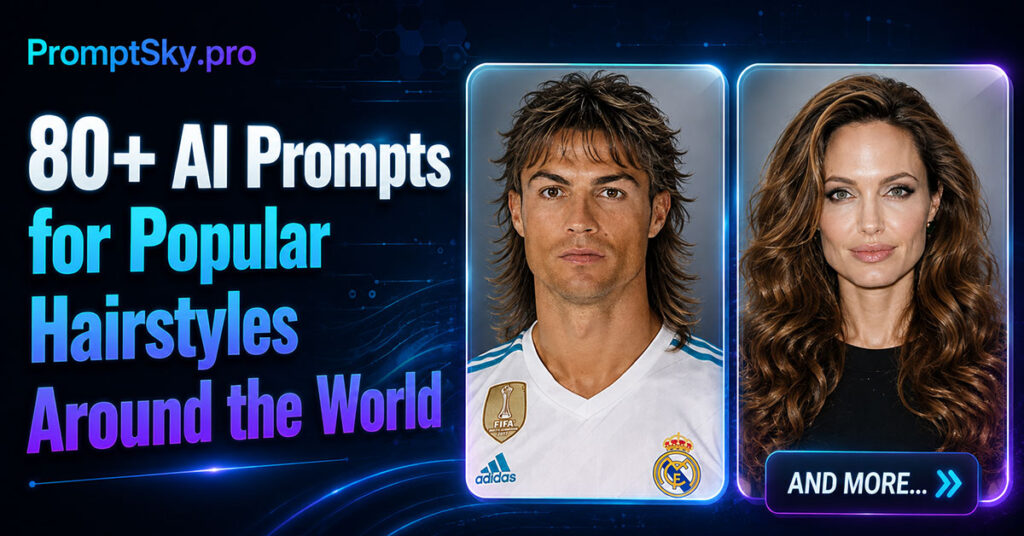 AI Prompts for Popular Hairstyles Around the World