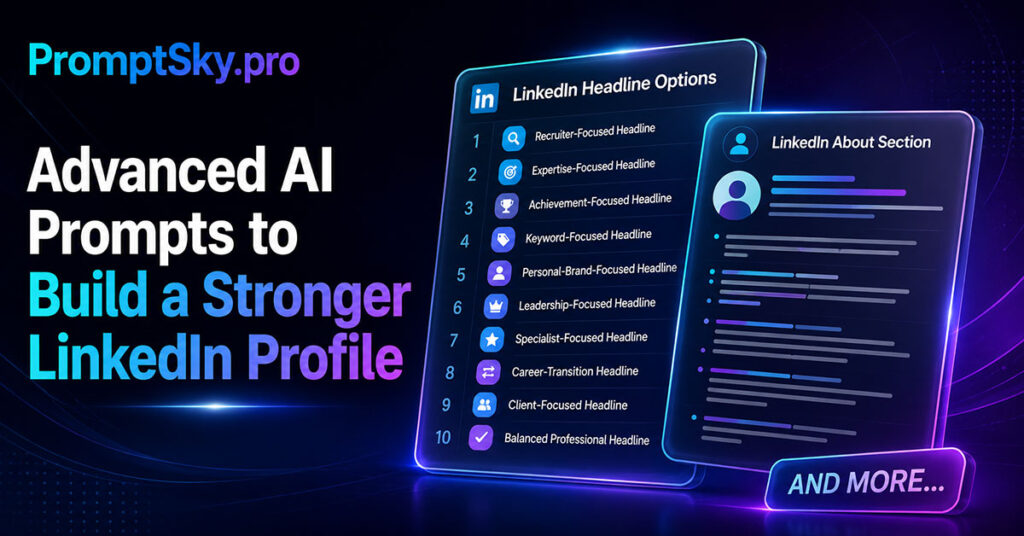 AI Prompts to Improve Your LinkedIn Profile and Attract Better Opportunities