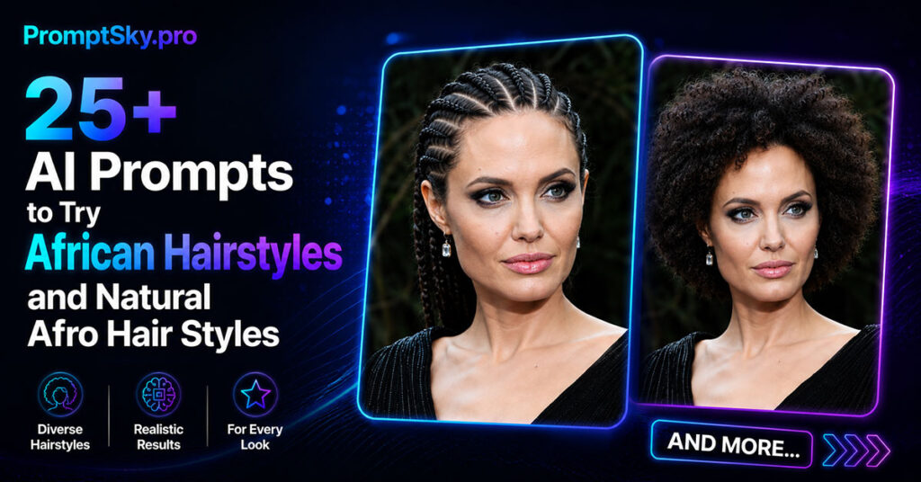 30 AI Prompts to Try African Hairstyles and Natural Afro Hair Styles