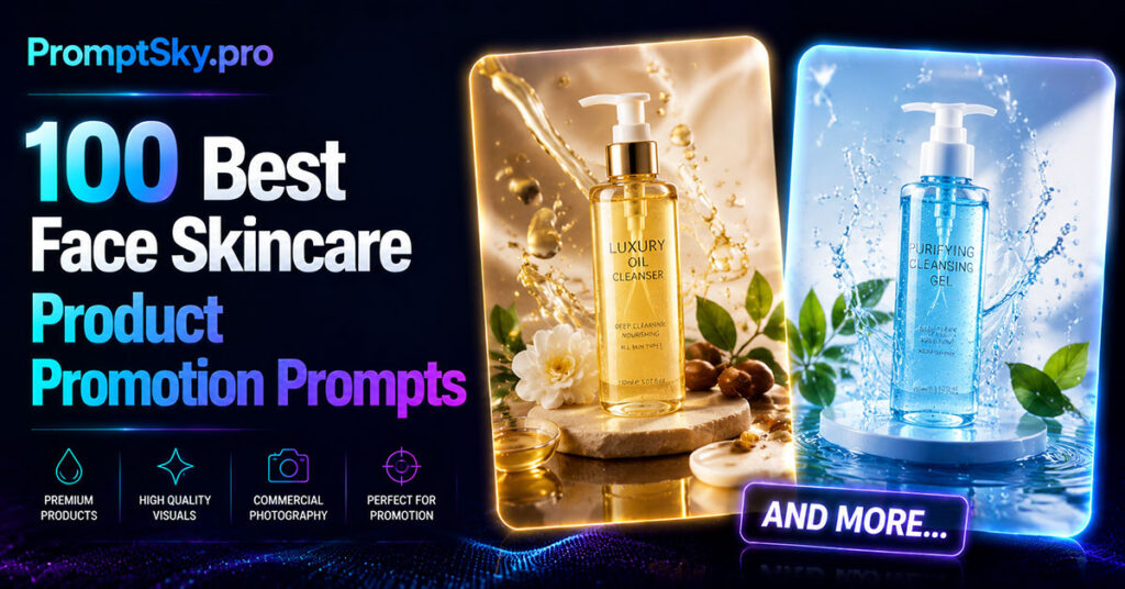 Best Face Skincare Product Promotion Prompts