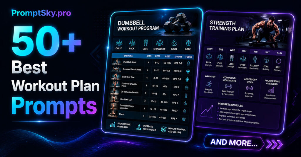 Best Workout Plan Prompts
