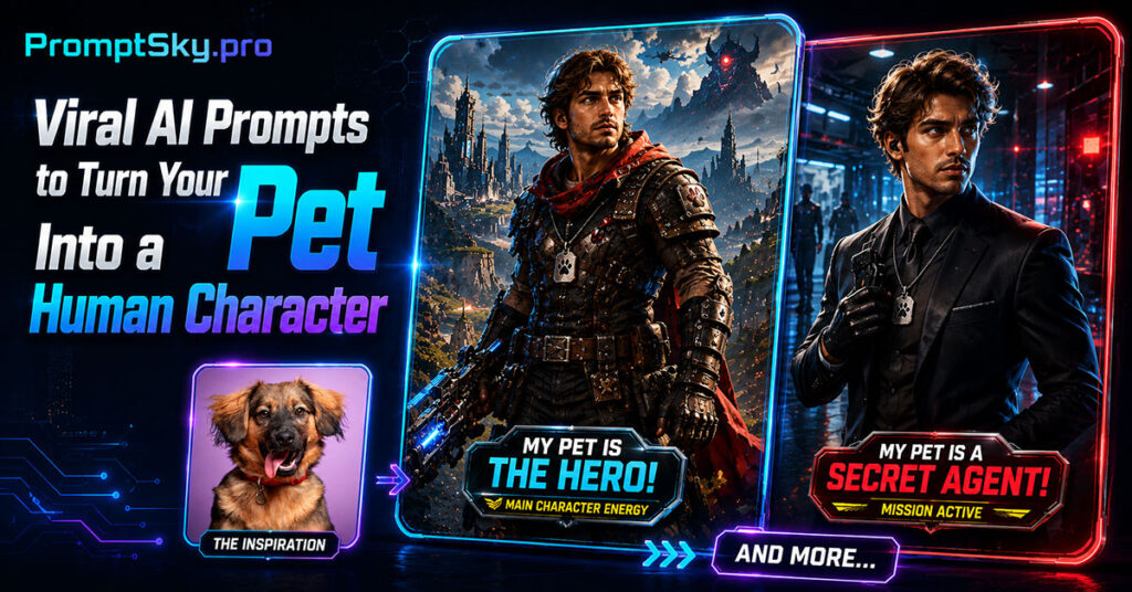 Fun AI Prompts to Turn Your Pet Into a Human Character