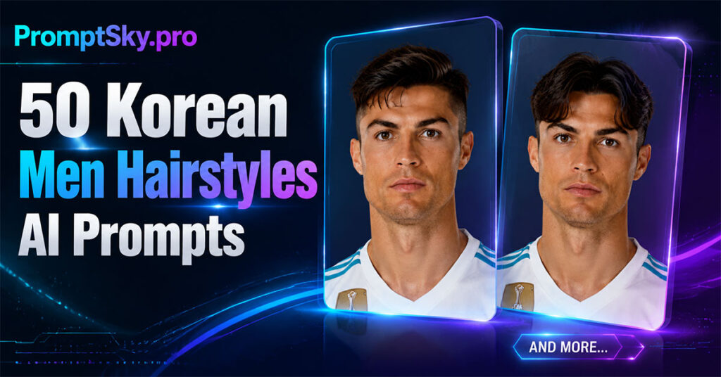 Korean Men Hairstyles AI Prompts