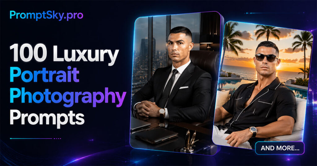 Luxury Portrait Photography Prompts