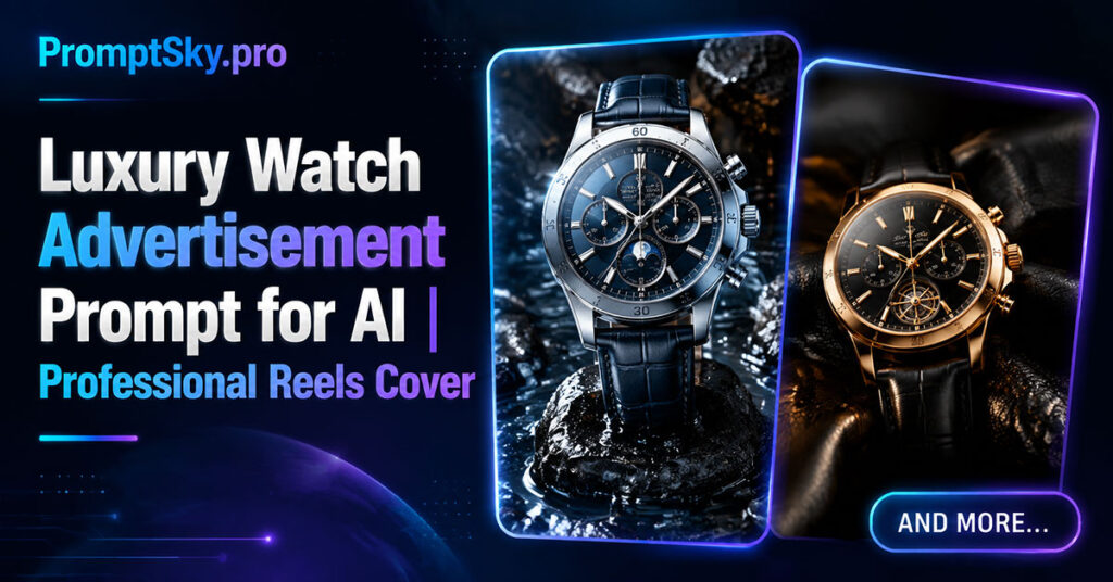 Luxury Watch Advertisement Prompt for AI