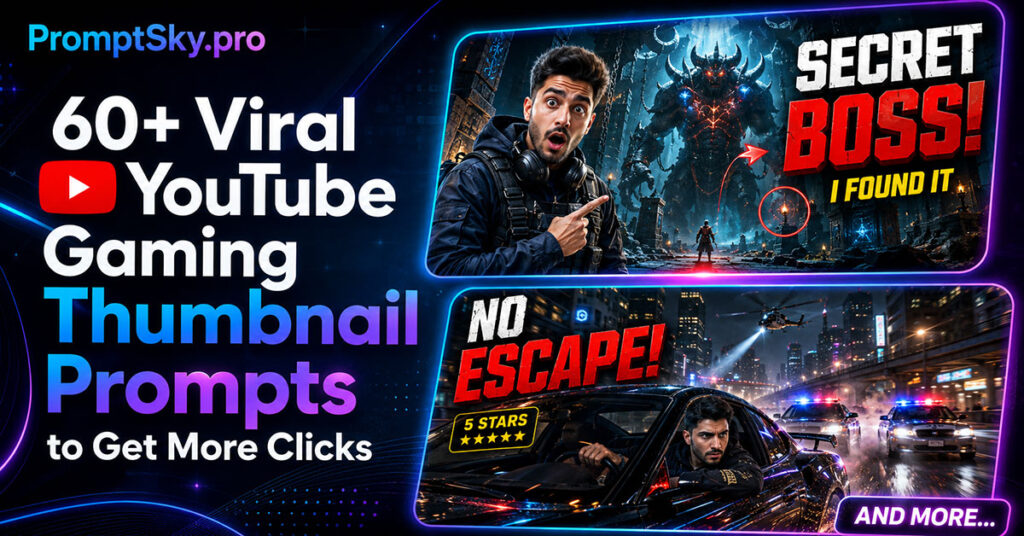 Viral YouTube Gaming Thumbnail Prompts